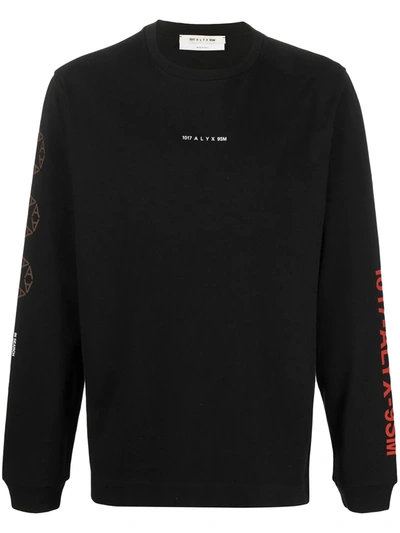 Shop Alyx Logo Embroidered Jumper In Black