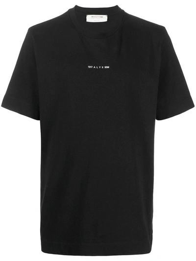 Shop Alyx Logo-print Crew Neck T-shirt In Black
