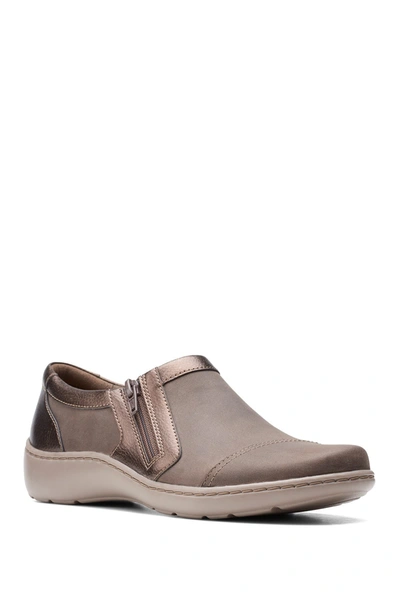 Shop Clarks Cora Giny Sneaker In Taupe