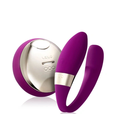 TIANI 2 REMOTE CONTROL COUPLES MASSAGER - DEEP ROSE