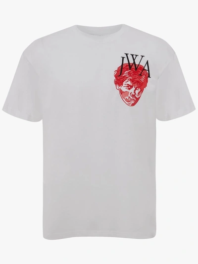 Shop Jw Anderson T-shirt In White