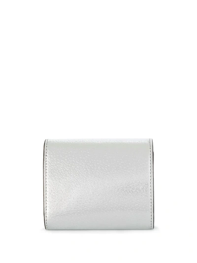 Shop Gucci Dionysus Leather Continental Wallet In Silver