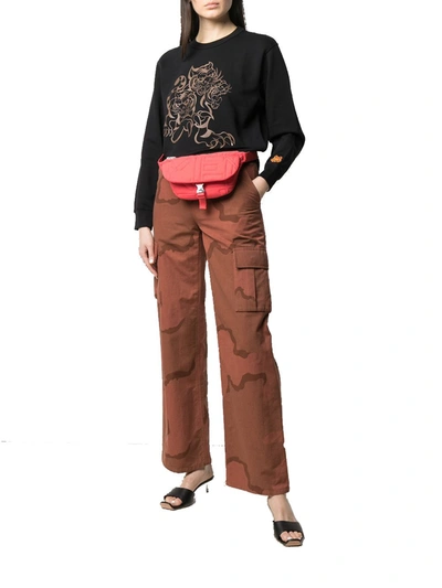 Shop Kenzo Women's Orange Polyester Belt Bag
