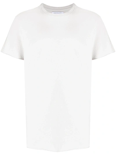 Shop John Elliott Finished-edge Cotton T-shirt In Neutrals