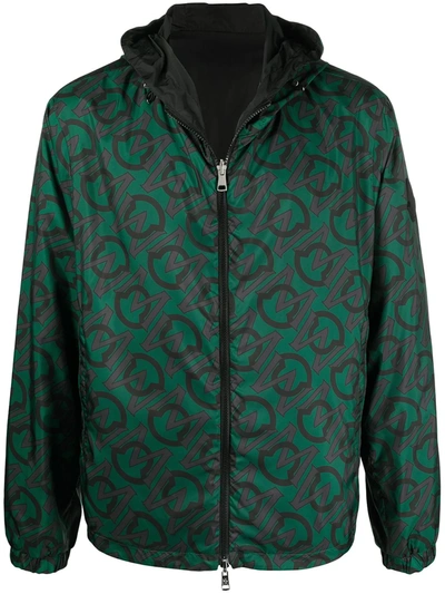 Shop Moncler Reversible Zip-up Lightweight Jacket In Green