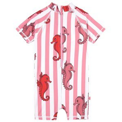 Shop Småfolk Sea Pink Seahorse Sunsuit