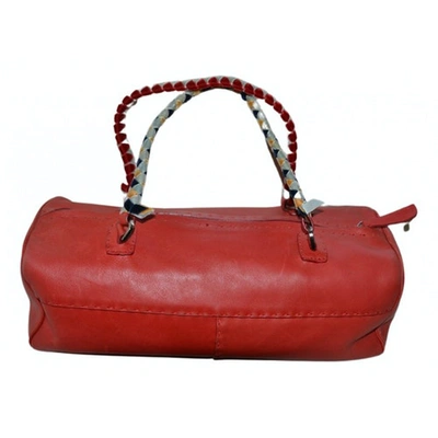 Pre-owned Malo Leather Handbag In Red