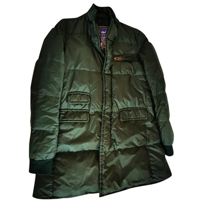 Pre-owned Dsquared2 Trench Coat In Green