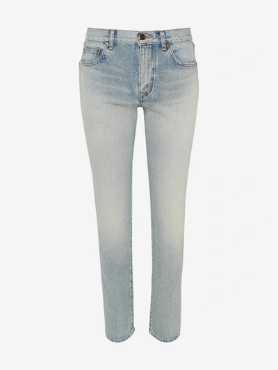 Shop Saint Laurent Light Blue Jeans