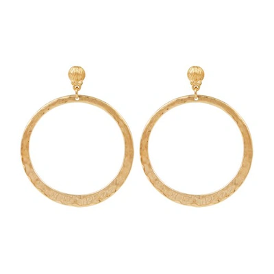 Shop Gas Bijoux Mimi Mini Earrings In Gold