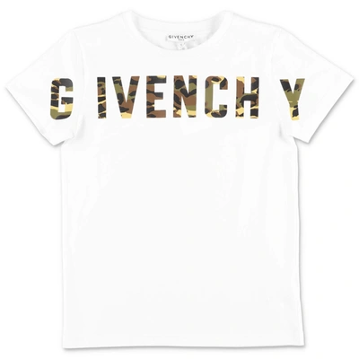 Shop Givenchy T-shirt In Bianco