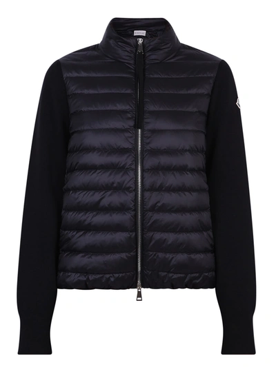 Shop Moncler Zipped Jacket In Black
