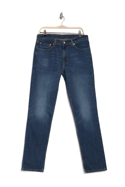 Shop Levi's 511 Slim Fit Throttle Jeans In Dark Blue 1