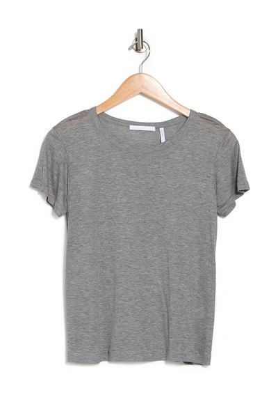Shop Helmut Lang Drapey T-shirt In Mlnge Gry