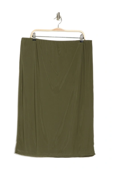Shop Afrm Lynch Printed Skirt In Olive