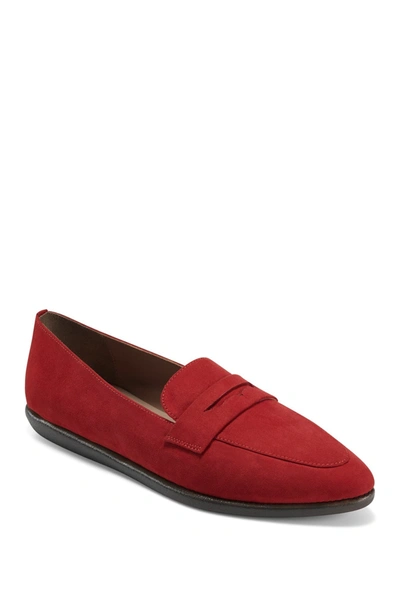 Shop Aerosoles Valentina Penny Loafer In Red Fabric