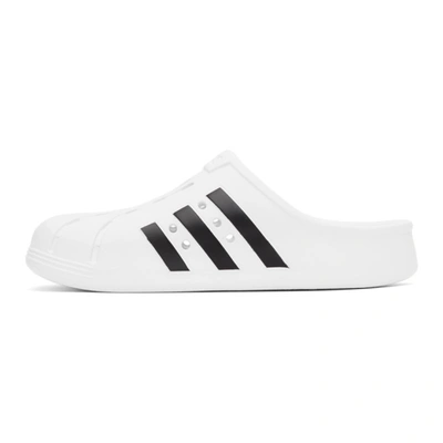 ADIDAS ORIGINALS 白色 ADILETTE CLOG 拖鞋