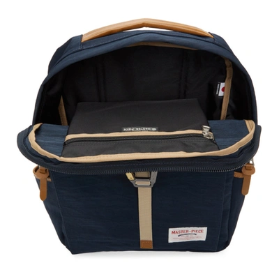 Shop Master-piece Co Navy Link Backpack