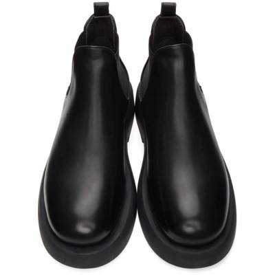 Shop Marsèll Black Gommello Beatles Ankle Boots In 666 Black