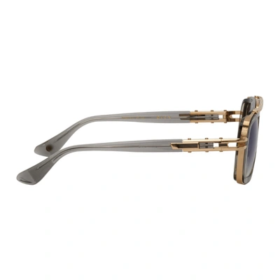 Shop Dita Grey & Gold Lxn-evo Sunglasses In 02 Crsgrey
