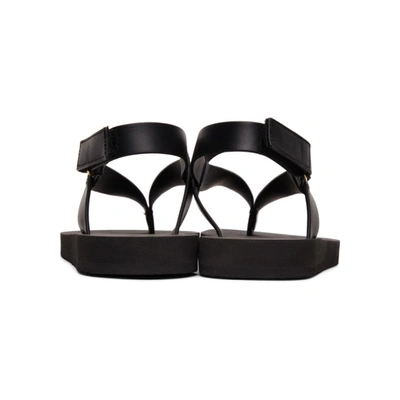 Shop Giuseppe Zanotti Black Hydra Sandals