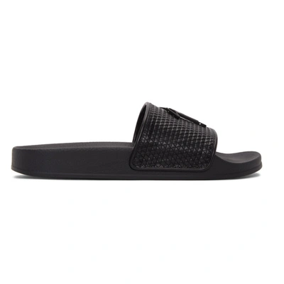 Shop Giuseppe Zanotti Black Brett Sandals