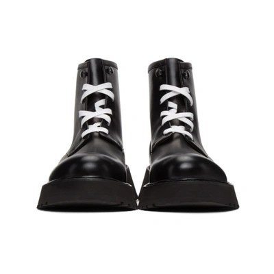 Marsèll Black Micarro Boots In 666 Nero