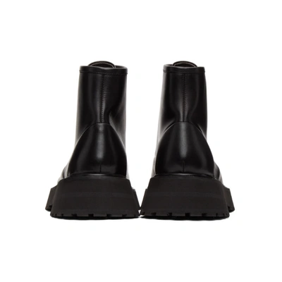 Marsèll Black Micarro Boots In 666 Nero