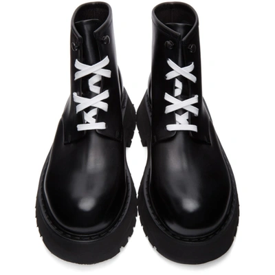 Marsèll Black Micarro Boots In 666 Nero