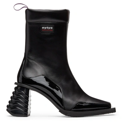 Black Leather Gaia Boots