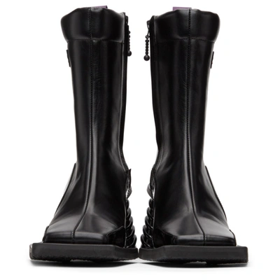 Eytys Black Leather Gaia Boots | ModeSens
