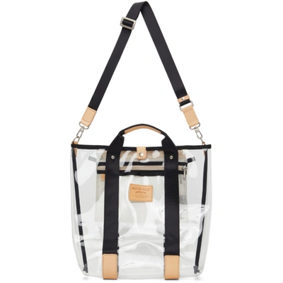 Shop Master-piece Co Transparent Liquid Tote Bag In Clear