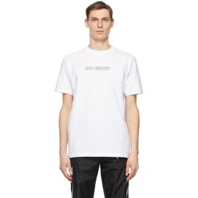 Shop Off-white White Pascal Painting T-shirt In White Nude