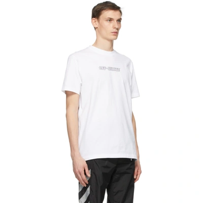 Shop Off-white White Pascal Painting T-shirt In White Nude
