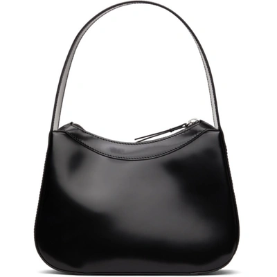 Shop By Far Black Patent Kiki Bag In Bl Black