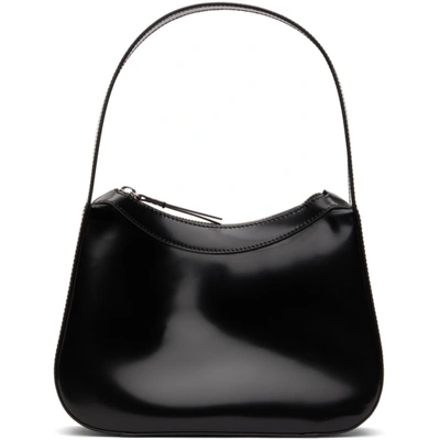Shop By Far Black Patent Kiki Bag In Bl Black