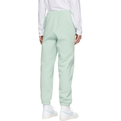 Shop Nike Green Nrg Wash Lounge Pants In Pistachio