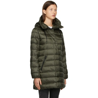 Shop Moncler Khaki Down Gnosia Parka In 833 Olive