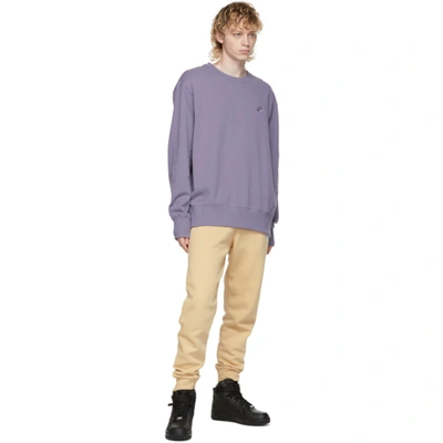 Shop Nike Purple Nsw Crewneck Sweatshirt In Dayb/violet