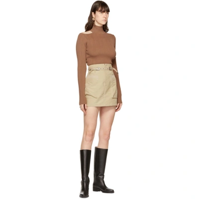 Shop Andersson Bell Ssense Exclusive Brown Jessica Sweater In Lgt Brown