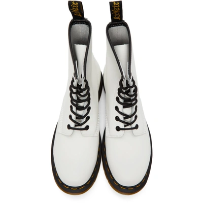 Shop Dr. Martens' White 1460 Boots