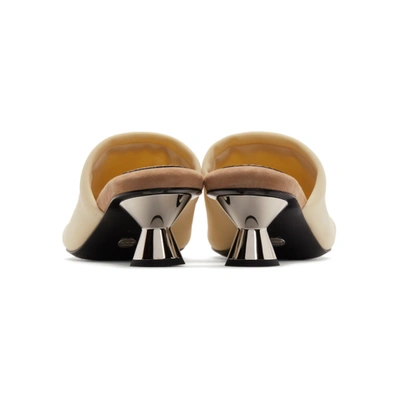 Shop Proenza Schouler Beige Padded Vase Sandals In Nude