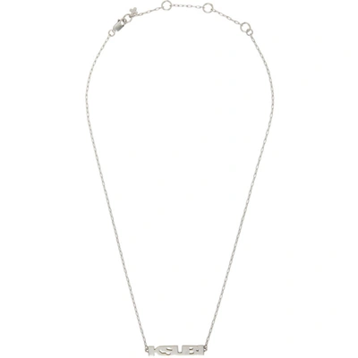 Shop Ksubi Silver Dripps Sott Necklace