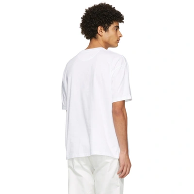 Shop Valentino White Roman Sketches T-shirt In A1c Bianco/