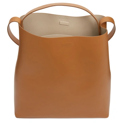 Shop Aesther Ekme Brown Mini Sac Bag In 141 Miel