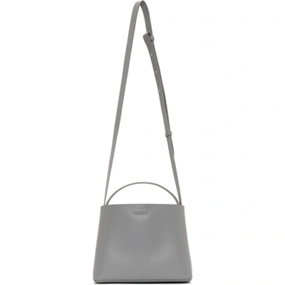 Shop Aesther Ekme Grey Mini Sac Bag In 157 Dove