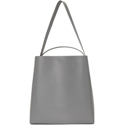 Shop Aesther Ekme Grey Square Sac Tote In 157 Dove
