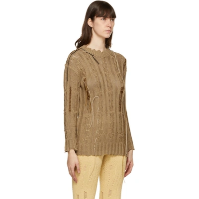 Shop Andersson Bell Brown Layla Sweater In Camel