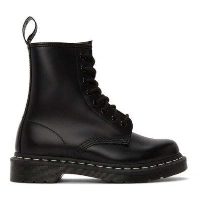 Shop Dr. Martens' Black 1460 Contrast Stitch Boots