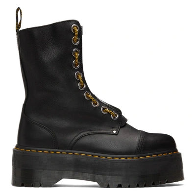 Shop Dr. Martens' Black Sinclair Hi Max Platform Boots